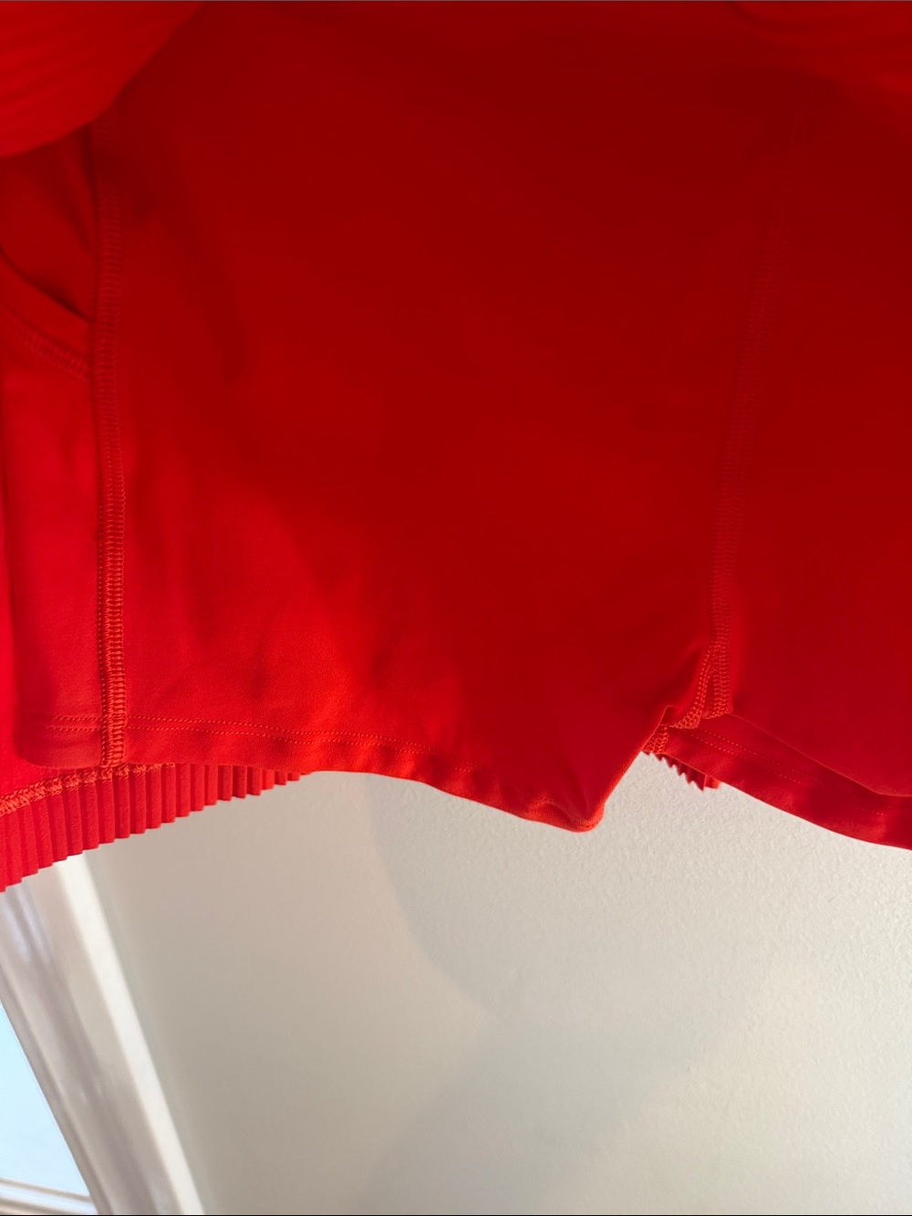 lululemon athletica Red Pleated Mini Skirt - Picture 3 of 4
